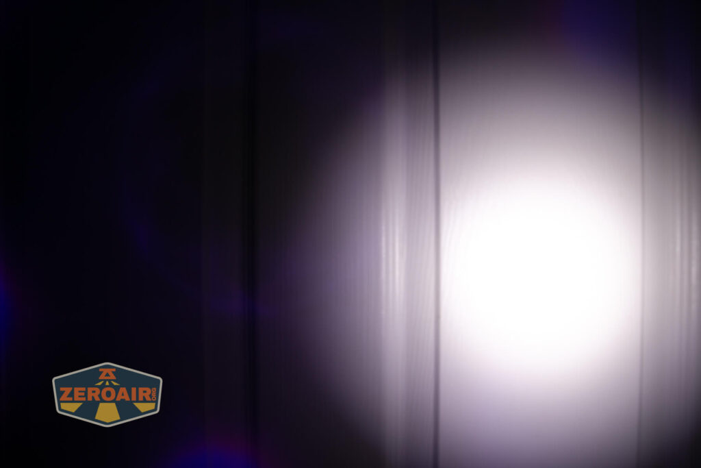 rgb beamshots on door compared to nichia 219b