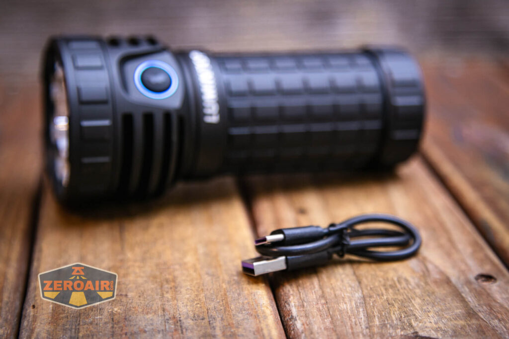 Lumintop Thanos 23 flashlight charging cable