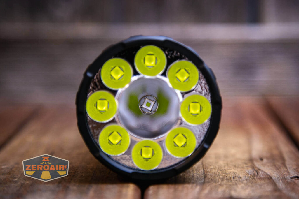 Lumintop Thanos 23 flashlight emitter array