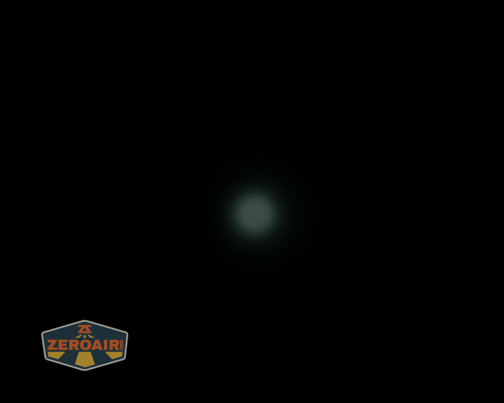 beamshots on ceiling