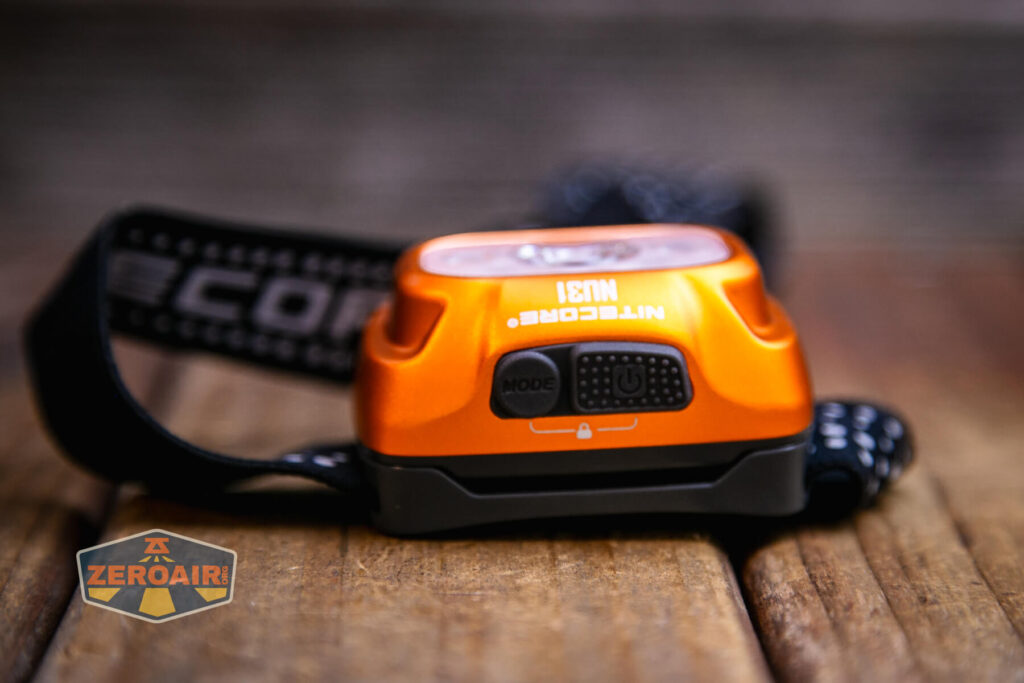 Nitecore NU31 headlamp dual e-switches