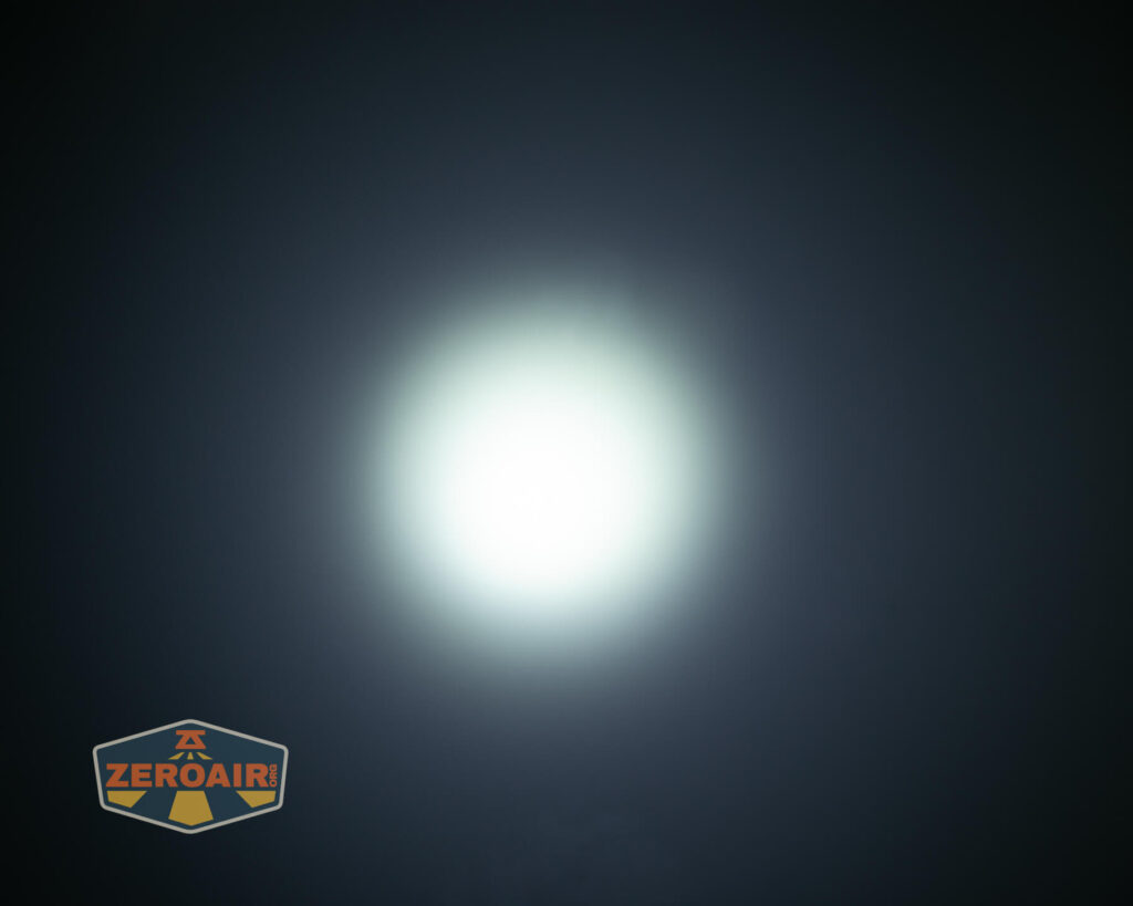 beamshots on ceiling