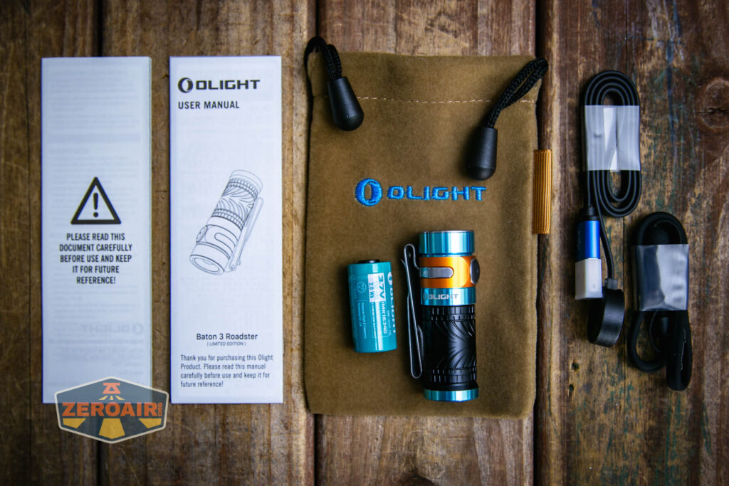 Olight Baton 3 Roadster what's included