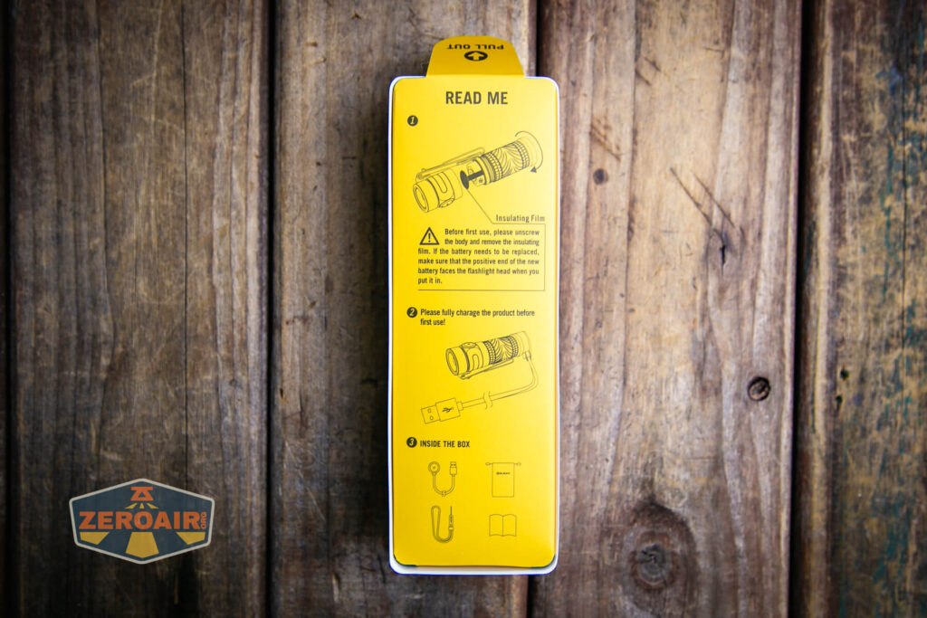 Olight Baton 3 Roadster box and package