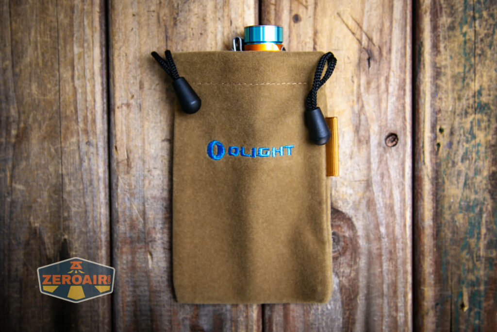 Olight Baton 3 Roadster in velvet pouch