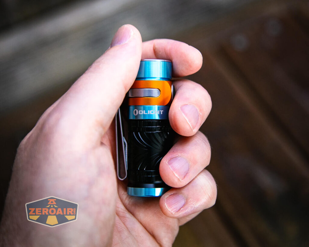 Olight Baton 3 Roadster in hand