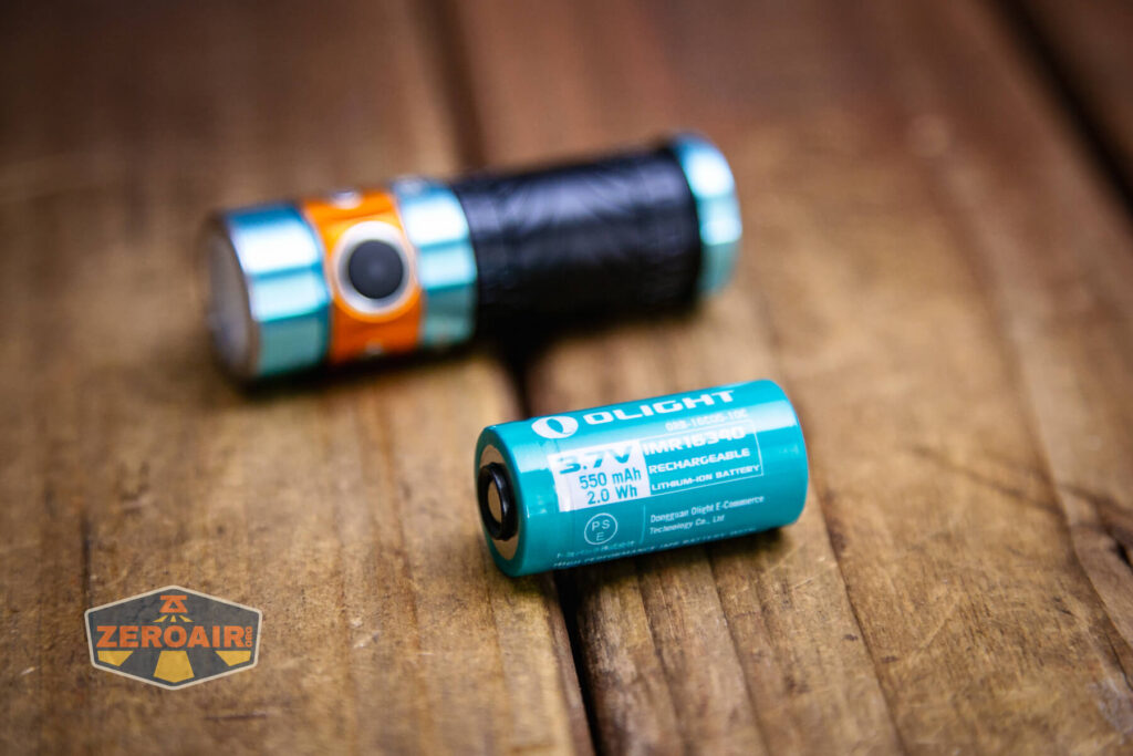 Olight Baton 3 Roadster with included 16340 cell