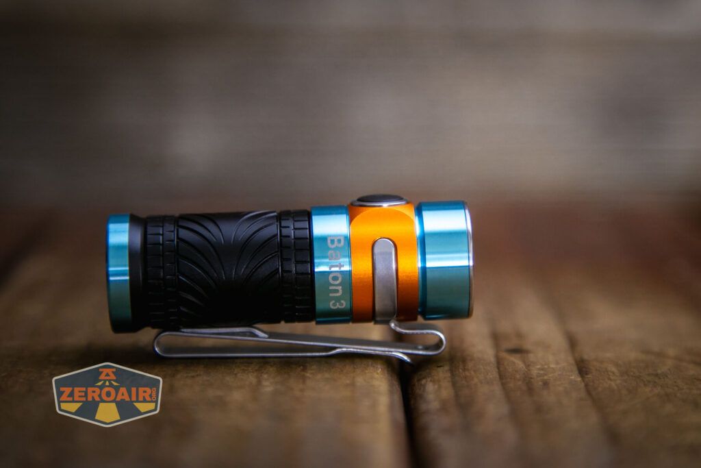 Olight Baton 3 Roadster e-switch profile
