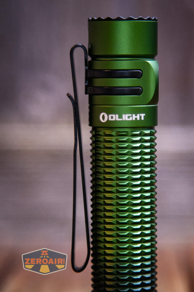 Olight Warrior Mini 3 flashlight pocket clip
