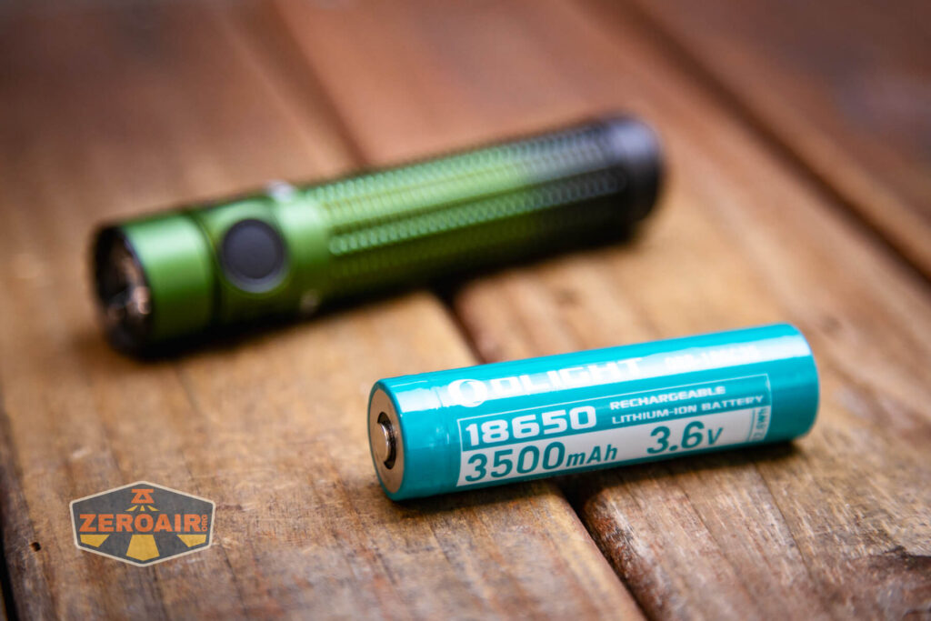 Olight Warrior Mini 3 flashlight with included 18650