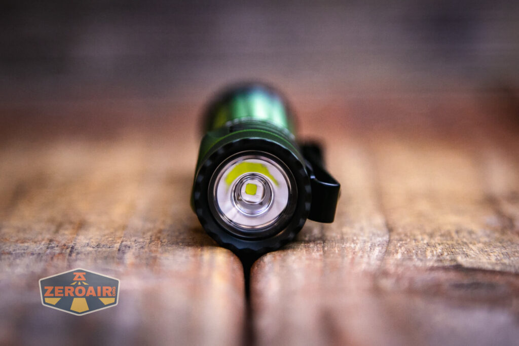 Olight Warrior Mini 3 flashlight emitter and tir