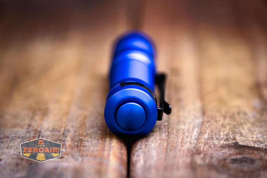 Thrunite Archer Pro V2 blue flashlight tail switch