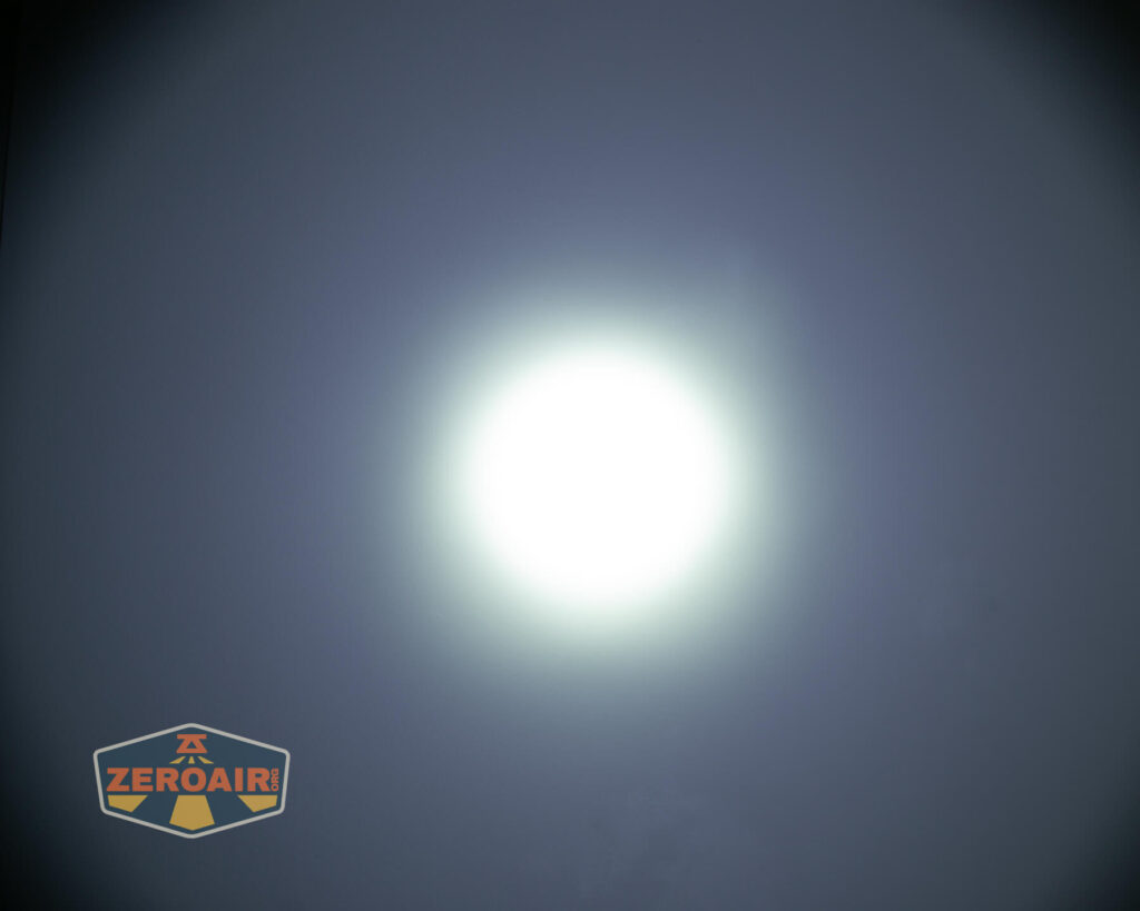 beamshots on ceiling