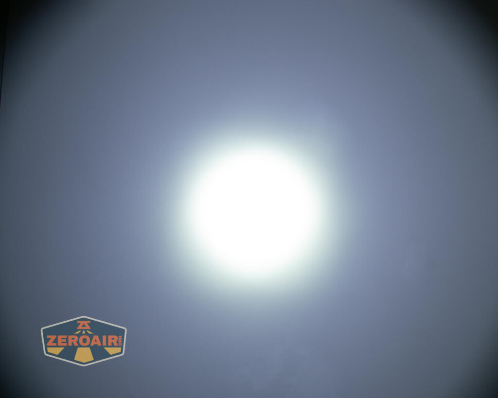 beamshots on ceiling