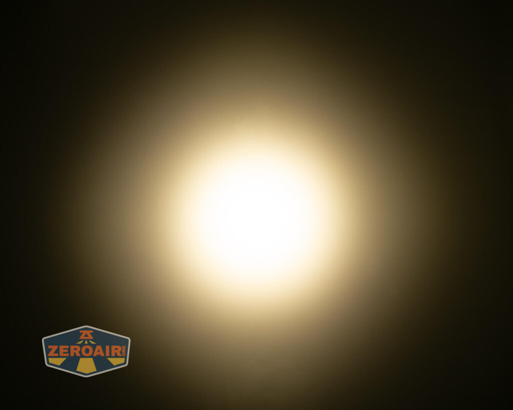 beamshots on ceiling