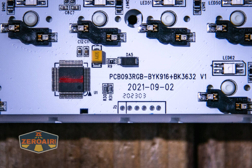 Goblintechkeys Alpha 68 mechanical keyboard pcb branding and date etc 