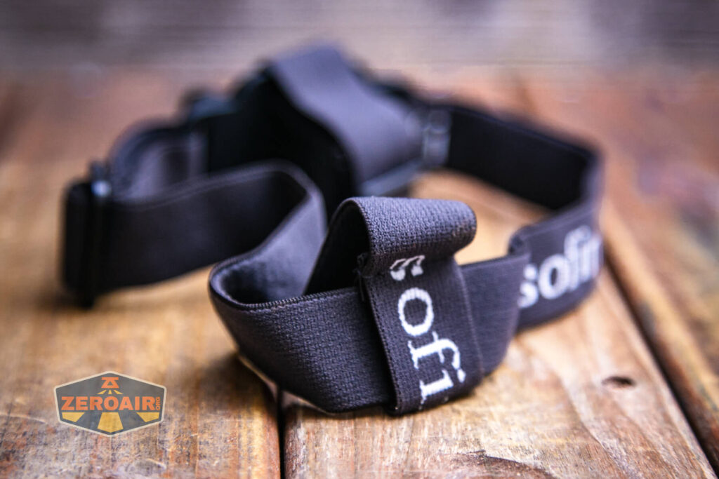 Sofirn HS41 rechargeable headlamp headband detail
