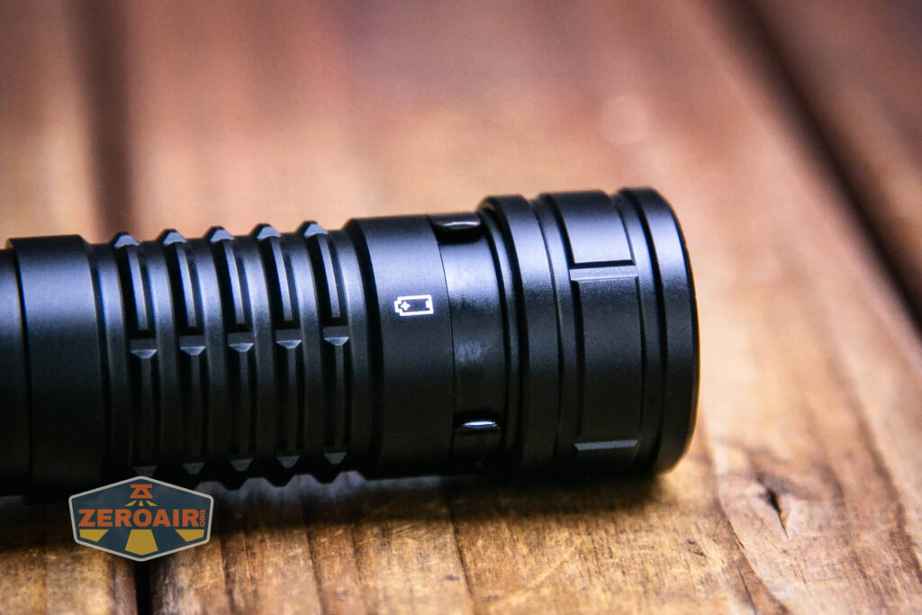 Sofirn HS41 rechargeable headlamp battery direction indicator