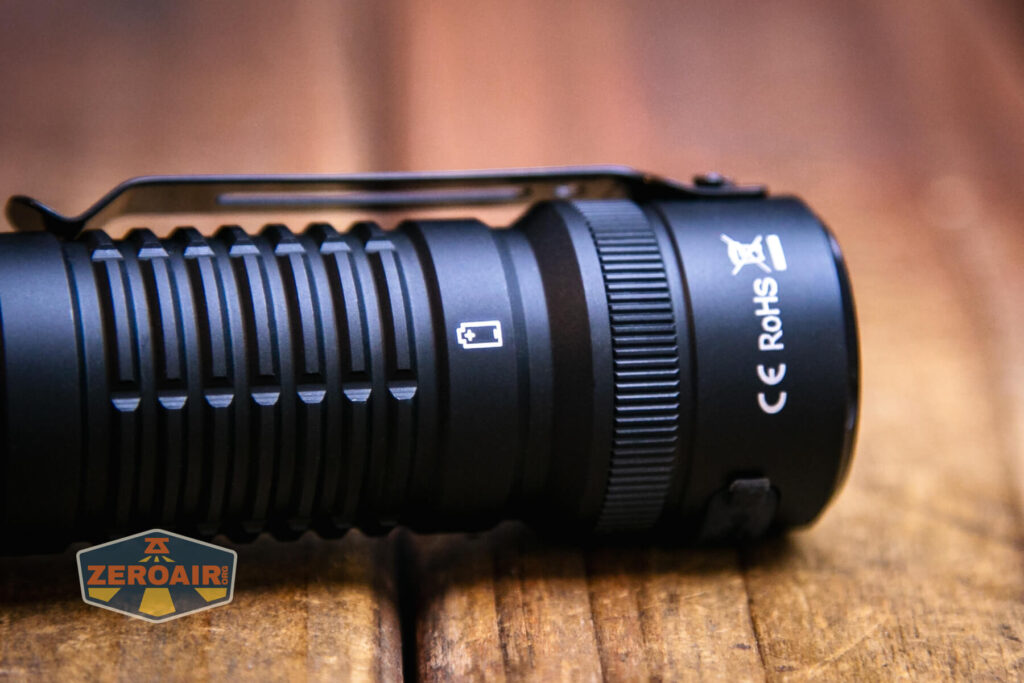 Sofirn SC33 EDC flashlight battery indicator