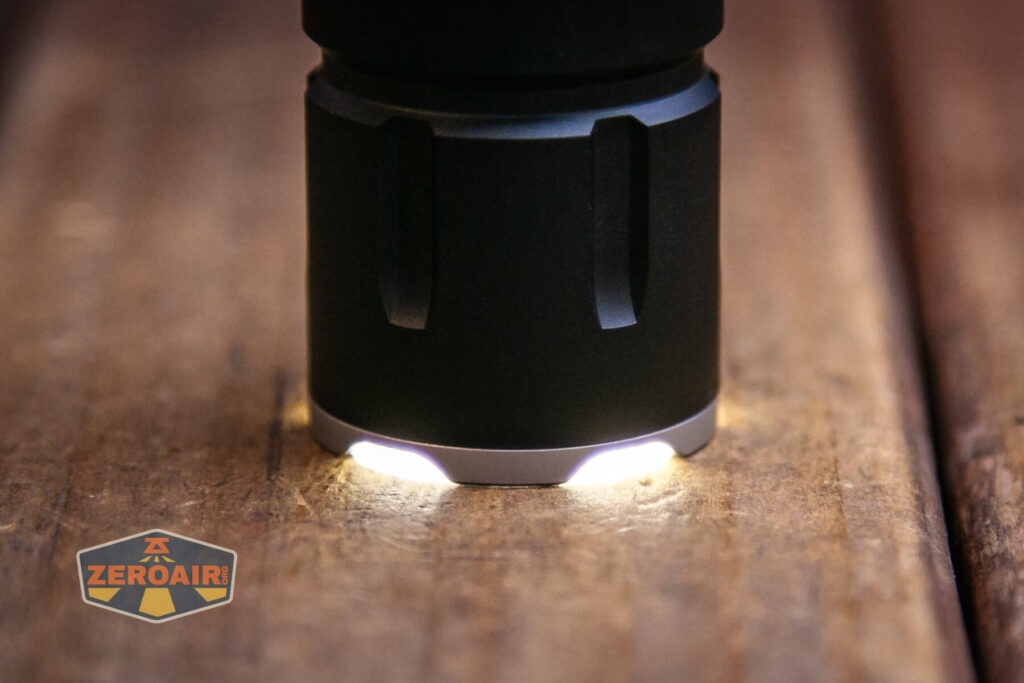 Sofirn SC33 EDC flashlight headstanding