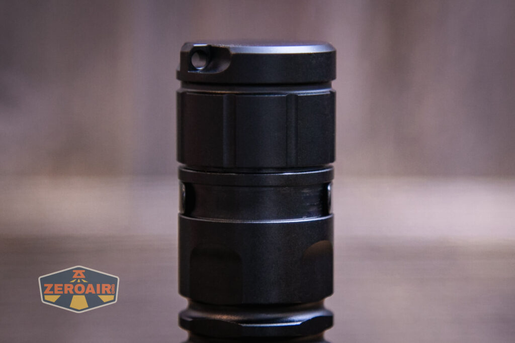 Wurkkos FC13s flashlight lanyard hole in tailcap