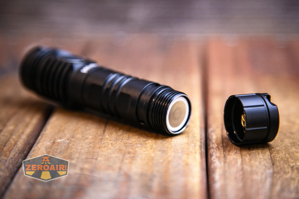 Wurkkos FC13s flashlight with included 18650 cell