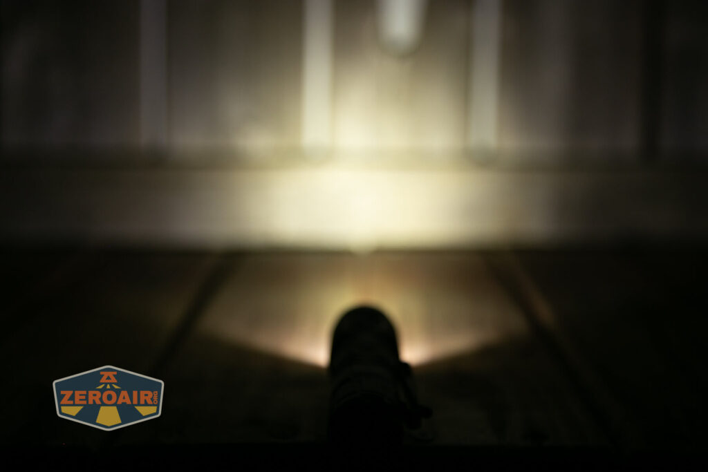 Wurkkos FC13s flashlight emitter on