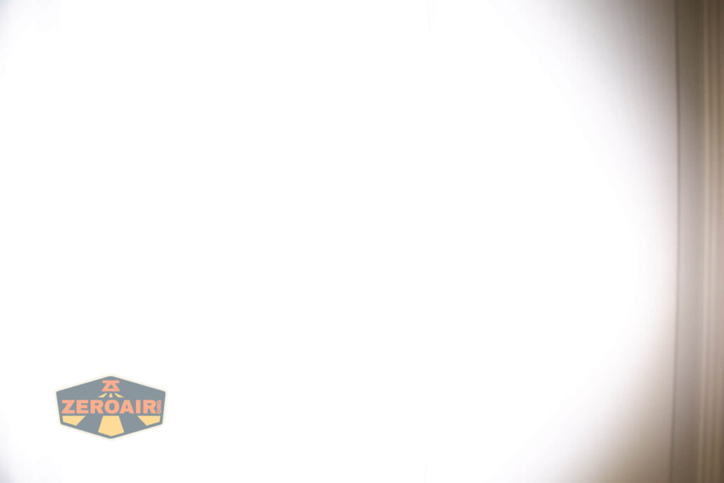 beamshots on door compared to nichia 219b