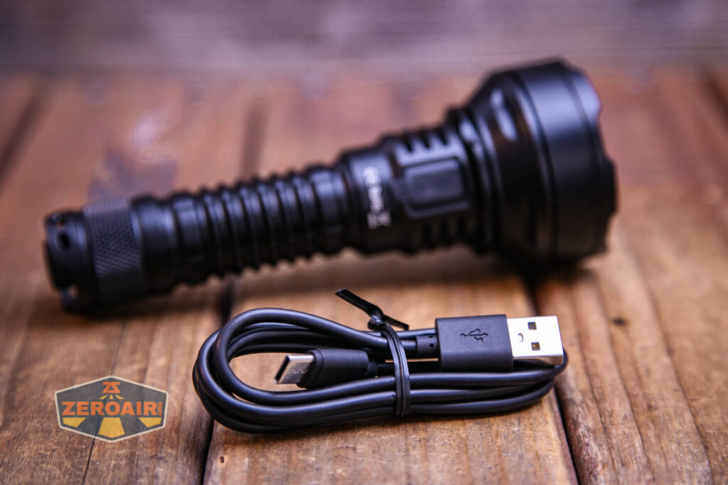 Wurkkos TD01 tactical flashlight charging cable