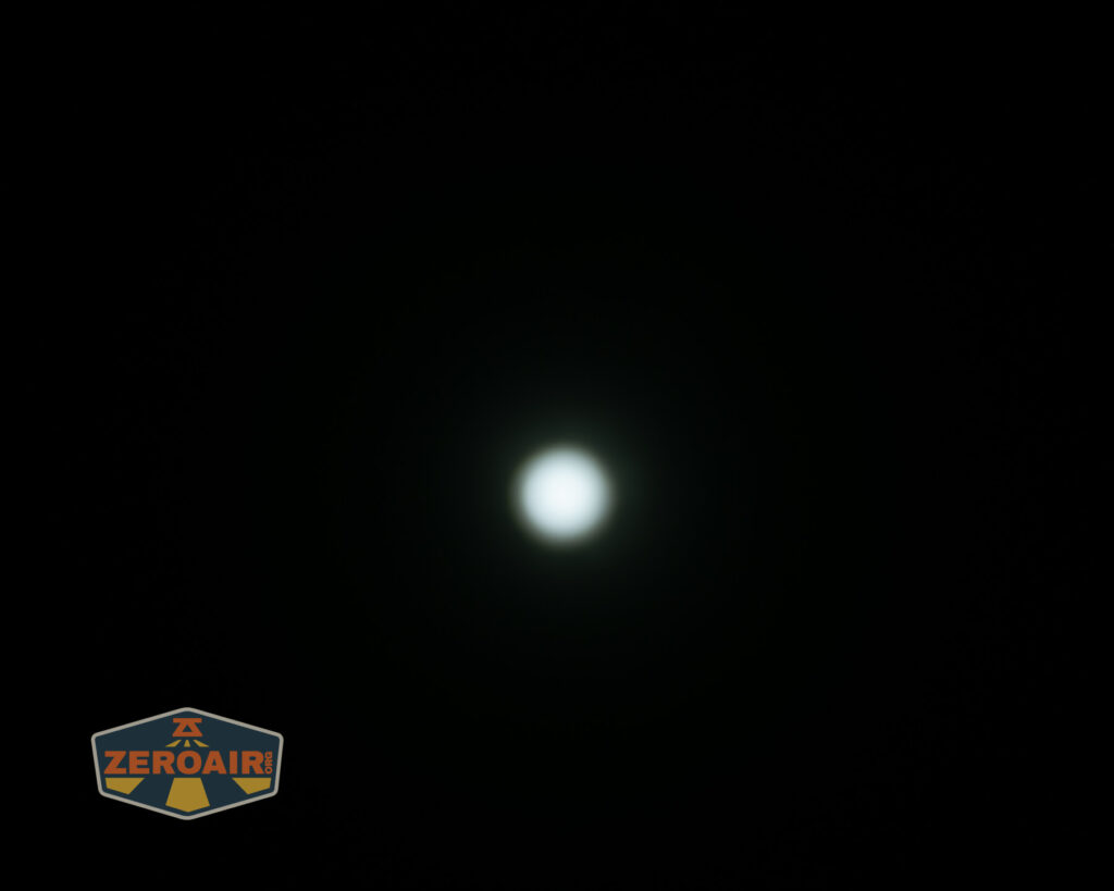 beamshots on ceiling