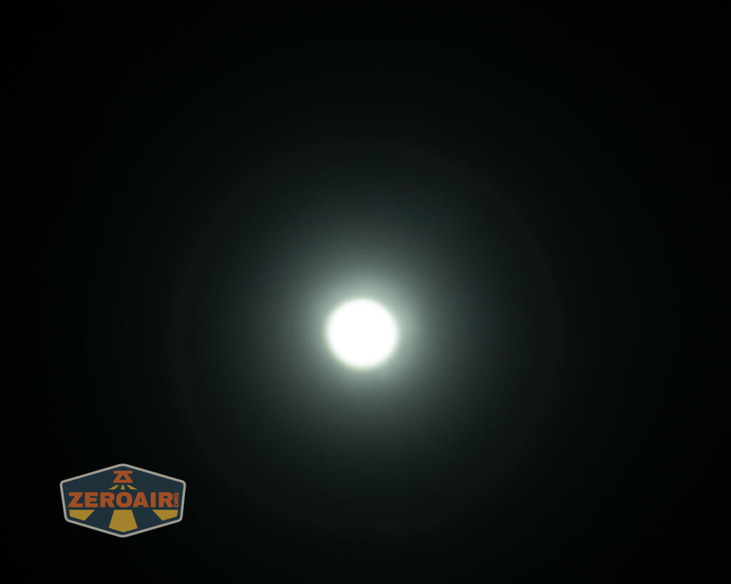 beamshots on ceiling