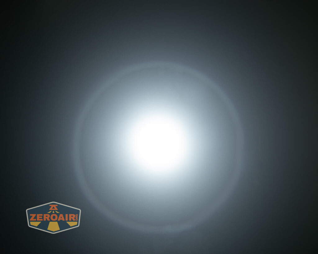 beamshots on ceiling