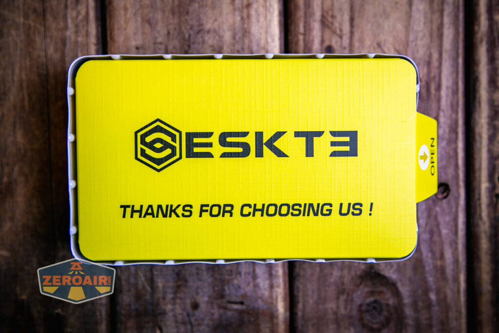 Skilhunt H150 rechargeable headlamp ESKTE branding