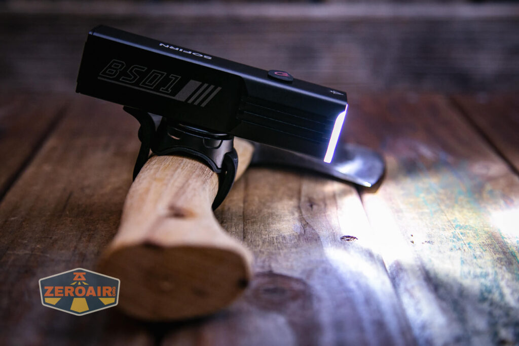 Sofirn BS01 bike flashlight emitter on