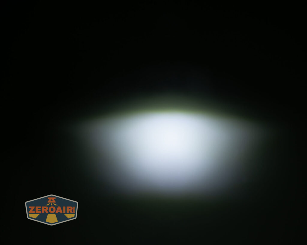 beamshots on ceiling