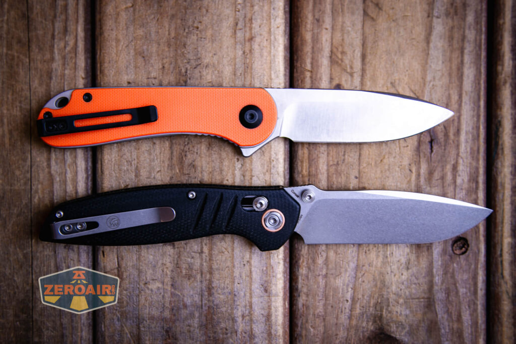 with comparable knife