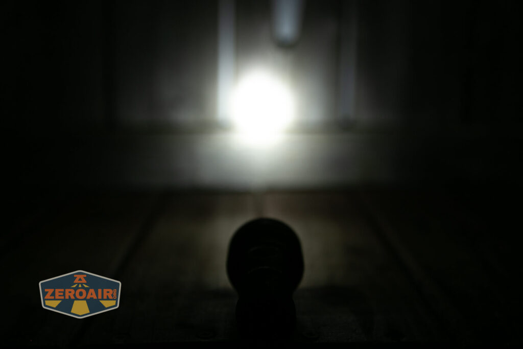 Wurkkos TS11S rechargeable flashlight emitter on