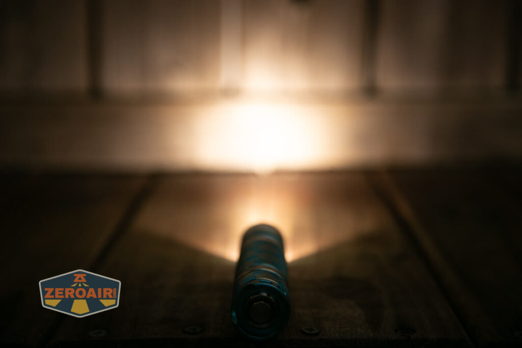 Honeycomb Engraved Convoy S2+ emitter on