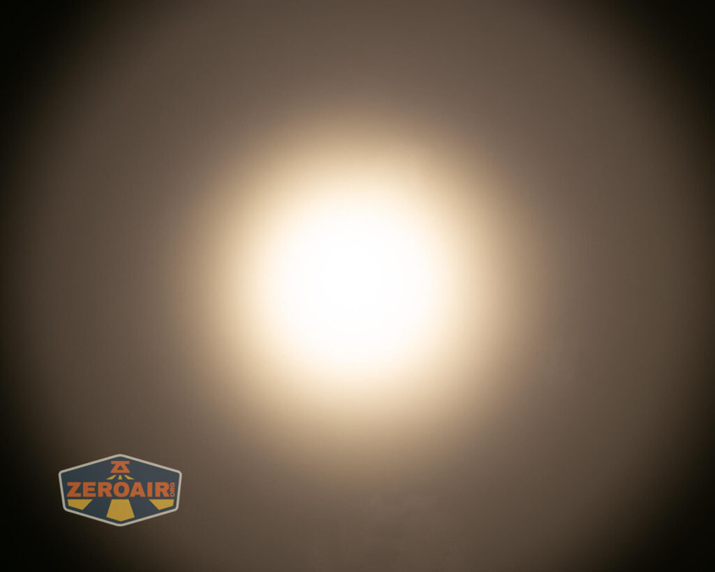 beamshots on ceiling