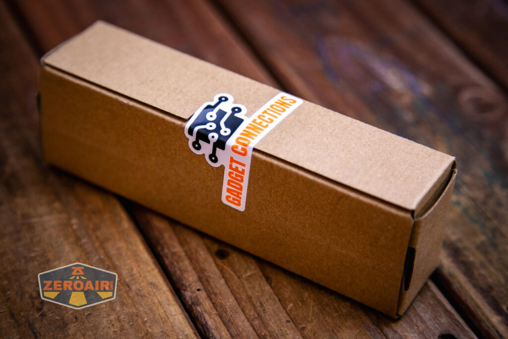 Scrollwork engraved Convoy S2 flashlight box