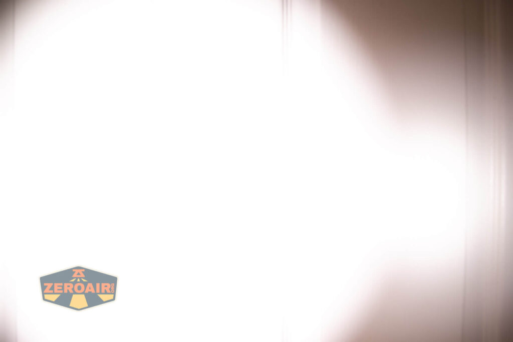 beamshots on door compared to nichia 219b