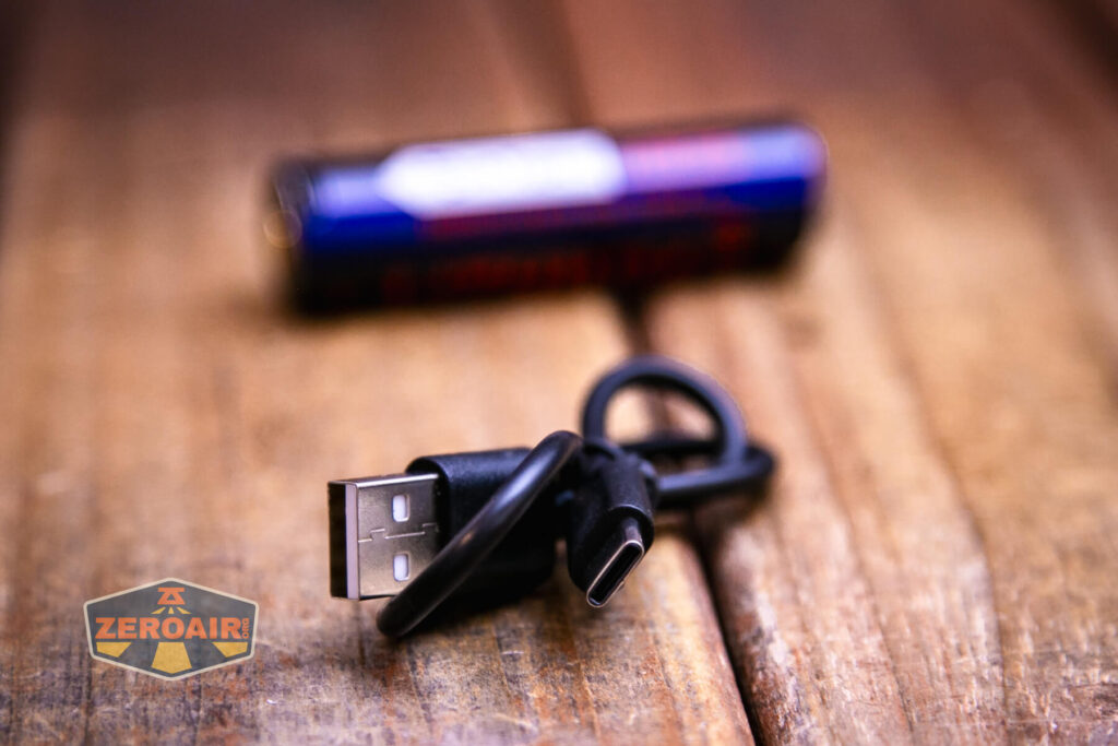 JETBeam M37 Crossbow flashlight charging cable