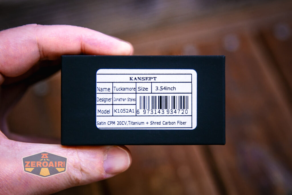 Kansept Tuckamore titanium knife box