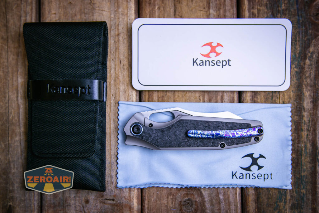 Kansept Tuckamore titanium knife what's included