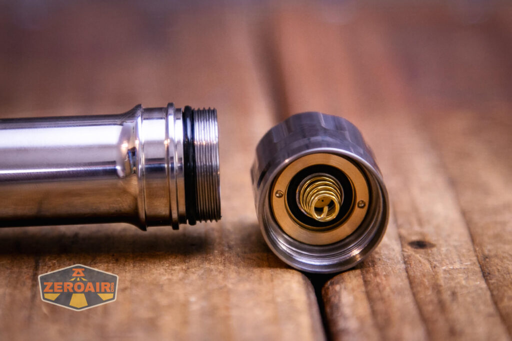 Mateminco SL02 Titanium EDC tail spring and threads