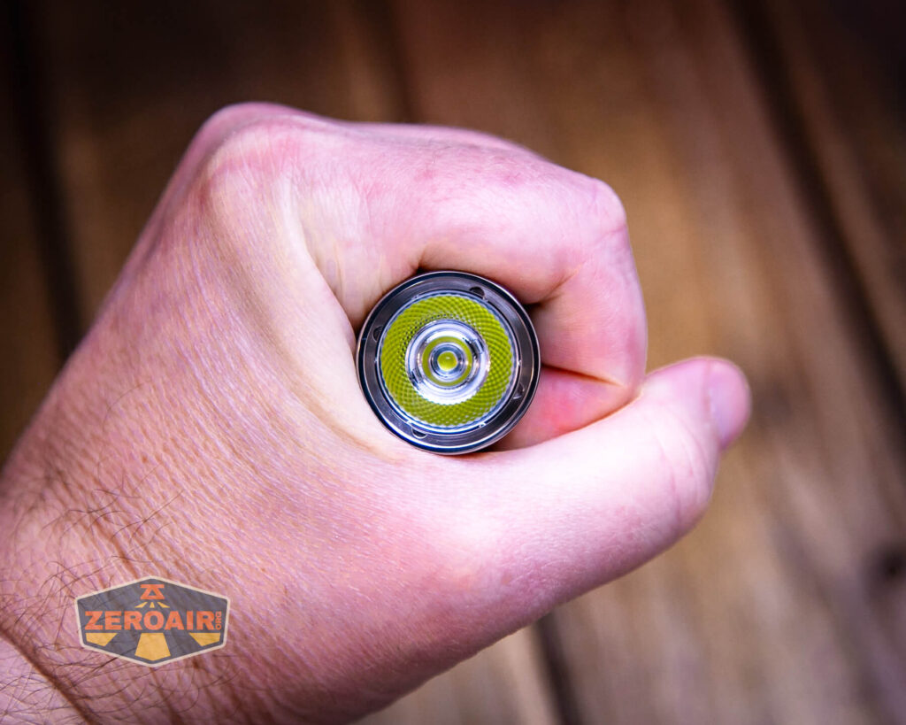 Mateminco SL02 Titanium EDC in hand