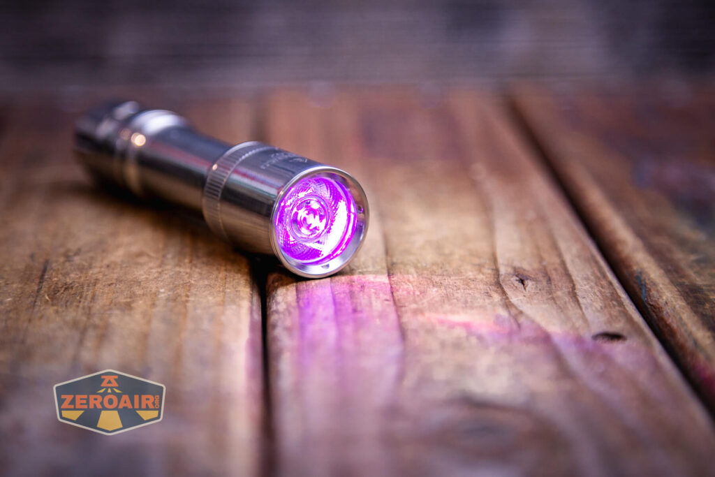 Mateminco SL02 Titanium EDC emitter on