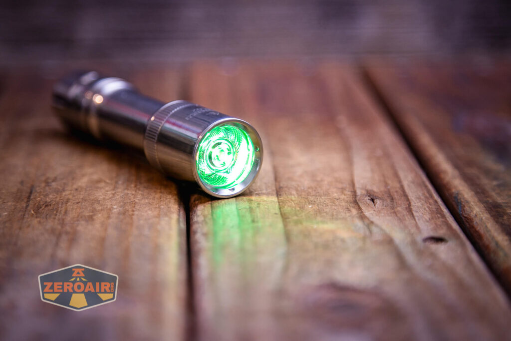 Mateminco SL02 Titanium EDC emitter on