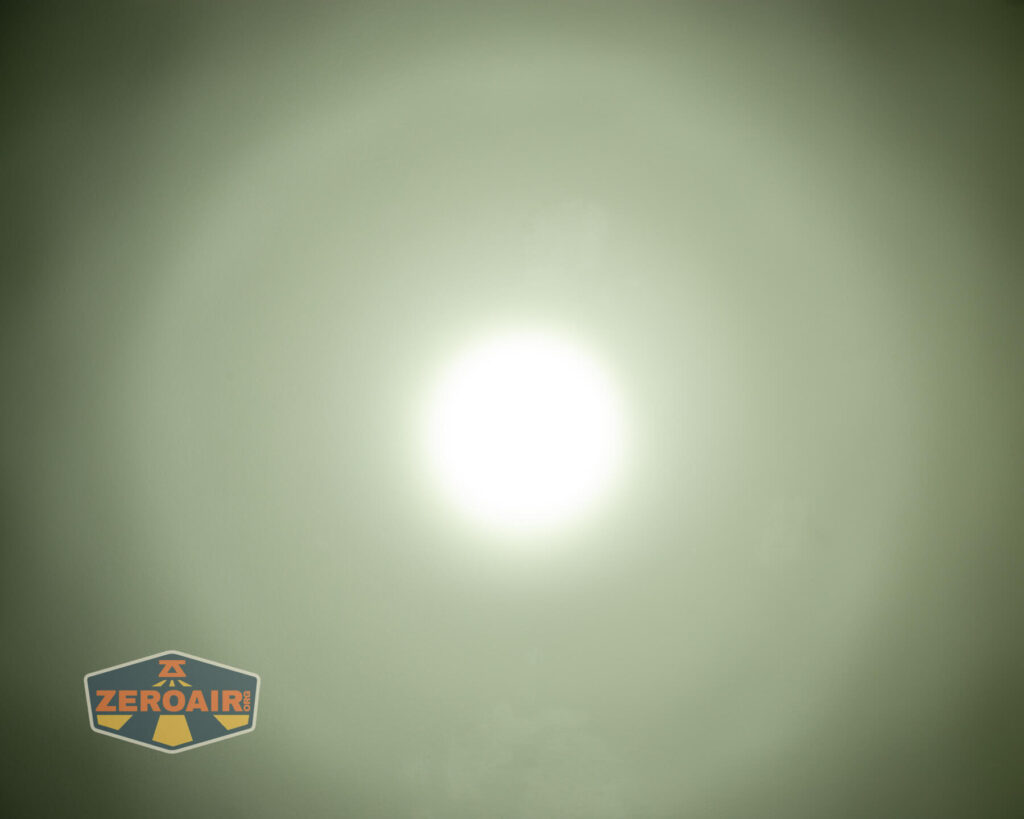 beamshots on ceiling