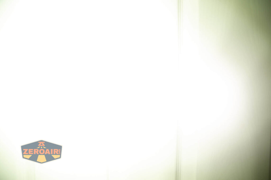 beamshots on door compared to nichia 219b